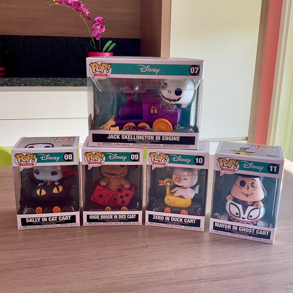 Lot de 5 Funko Pop Train Jack Skellington, Enlèvement ou Envoi, Neuf