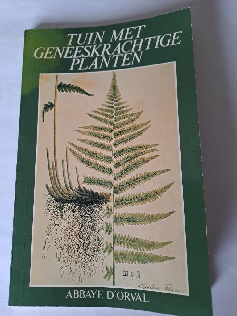 Abdij Orval, tuin met geneeskrachtige planten, Ophalen, Gelezen, Broeder Denis