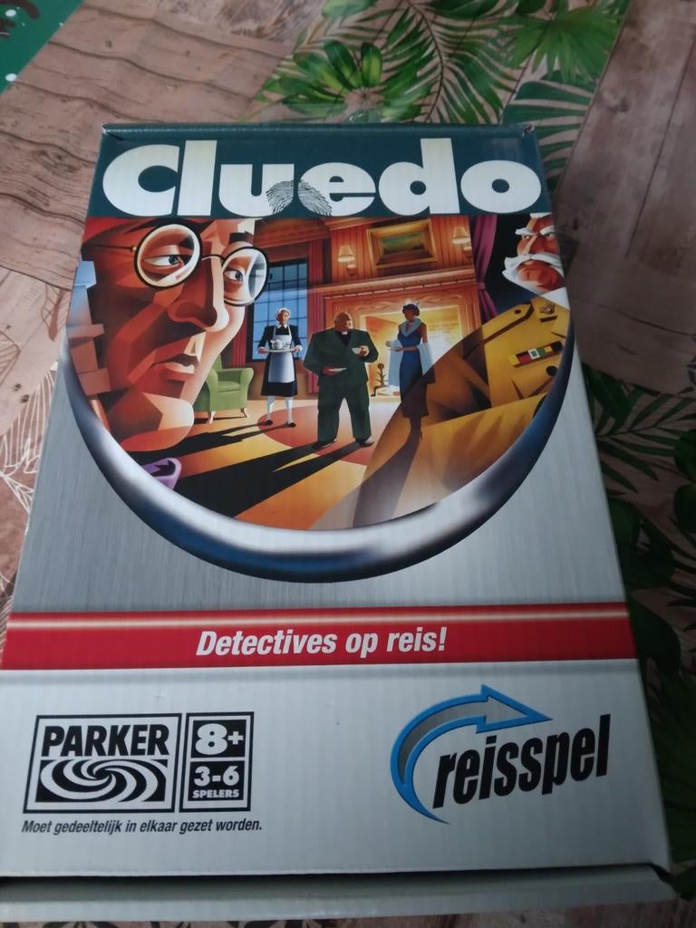 Cluedo reisspel, Ophalen, Zo goed als nieuw, Parker, Reisspel