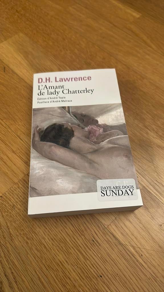 D.H LAWRENCE - L’amant de lady Chatterley, Livres, Enlèvement ou Envoi