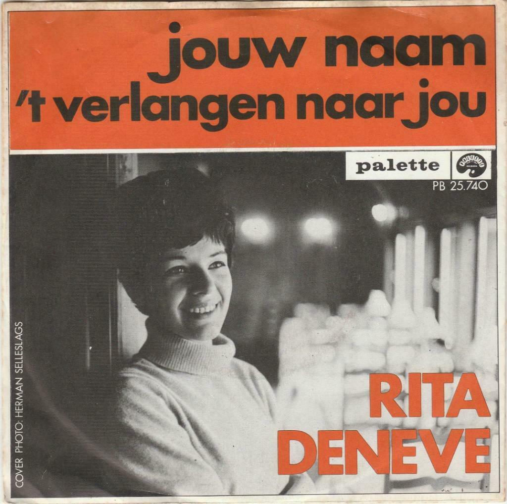 45T: Rita Deneve: Jouw Naam: Palette, Ophalen of Verzenden, Overige formaten