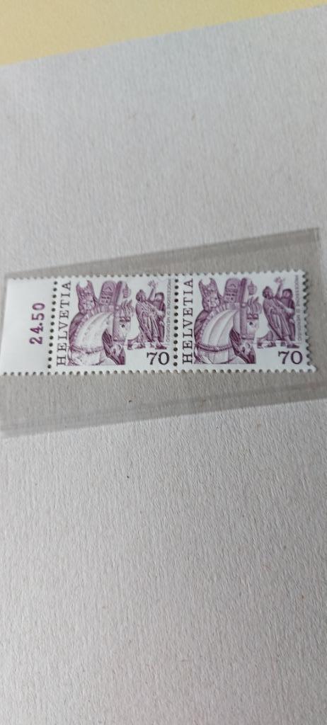 Timbres de Suisse, Enlèvement ou Envoi, Non oblitéré