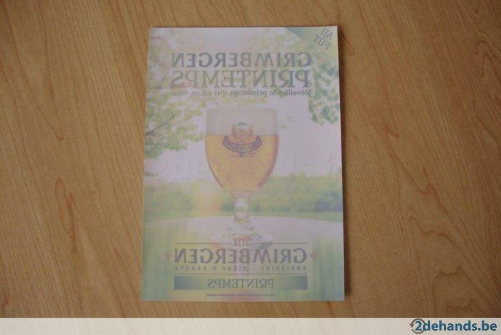 Sticker bier Grimbergen Lente / Grimbergen Printemps, Ophalen of Verzenden, Nieuw