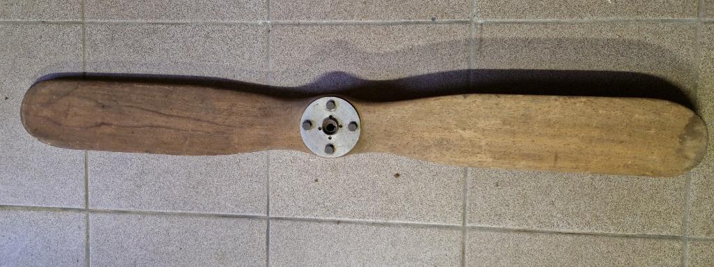 houten vliegtuigpropeller decoratie, Ophalen, Gebruikt