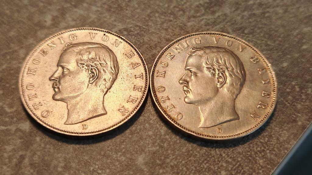 Germany, 3 Mark 1909+1912 .. Zilver 2 munten.., Enlèvement ou Envoi, Allemagne, Série, Argent