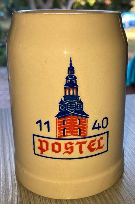 Postel bierpot, Verzamelen, Biermerken, Ophalen of Verzenden, Zo goed als nieuw