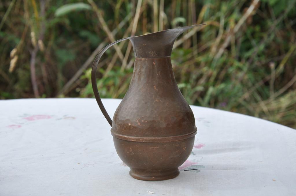 cruche en cuivre martelé, Enlèvement ou Envoi, Cuivre