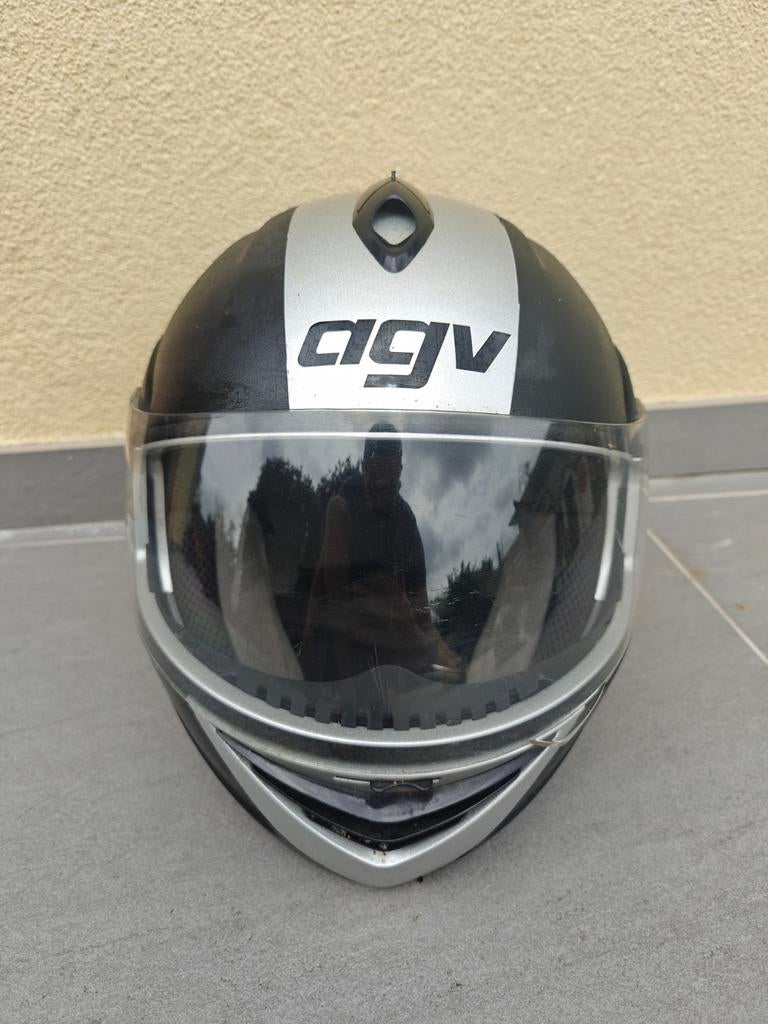 Motorhelm AGV maat M 57/58, Motoren, Ophalen, M, AGV