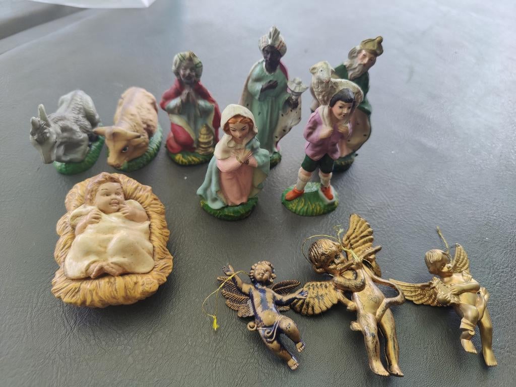 Verschillende kerststal figuurtjes, Verzamelen, Ophalen of Verzenden