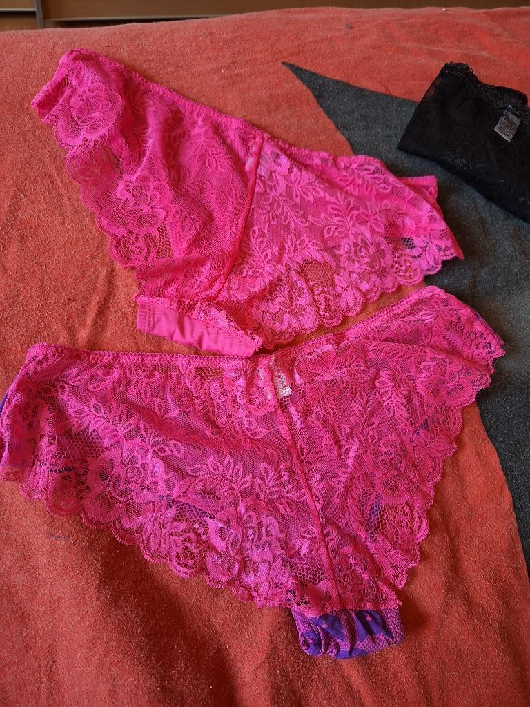 3 kanten slips maat 38 nieuw, Kleding | Dames, Ophalen of Verzenden, Roze, Slip