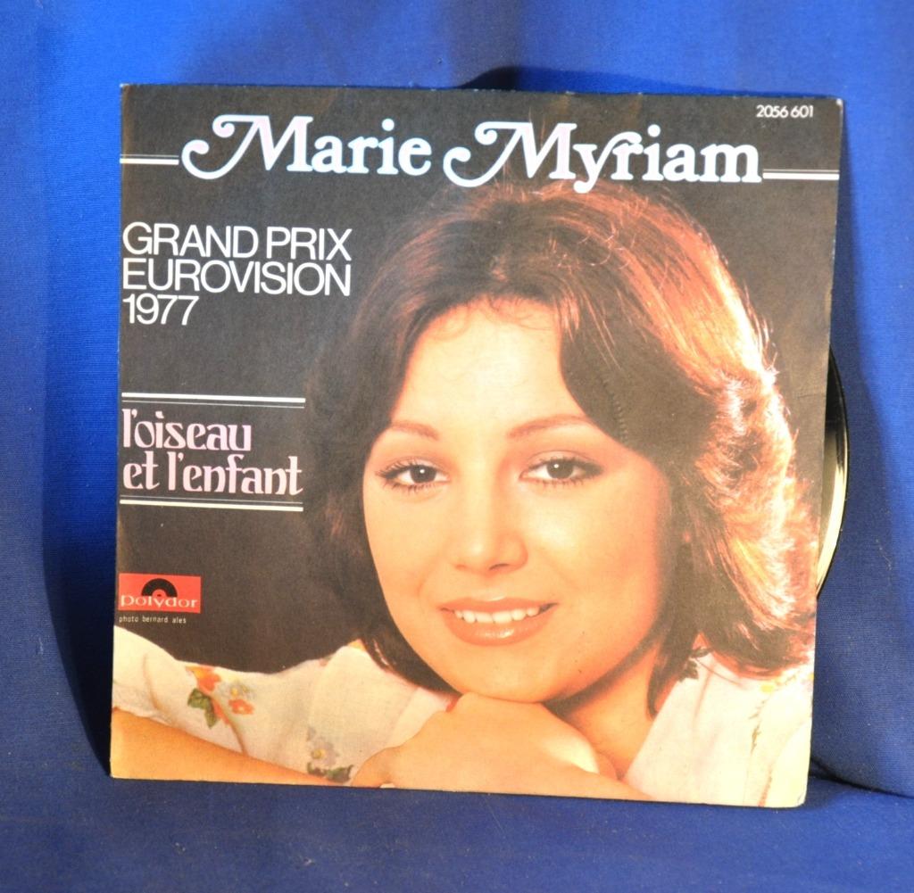 disque vintage eurovision 1977 marie myriam  (x2127), Enlèvement ou Envoi, Utilisé