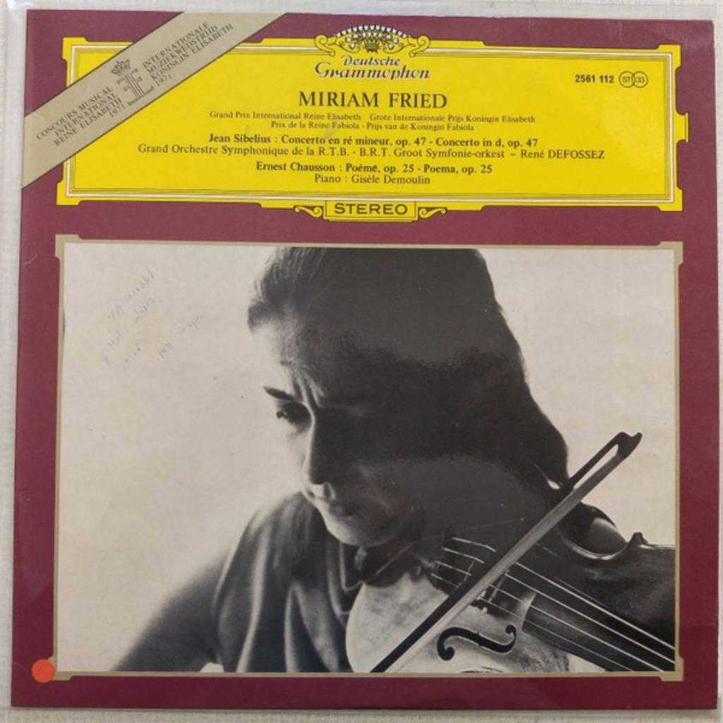 Muziekwedstrijd Koningin Elisabeth, MIRIAM FRIED Viool 1971, Cd's en Dvd's, Ophalen, Overige typen, Zo goed als nieuw, Romantiek