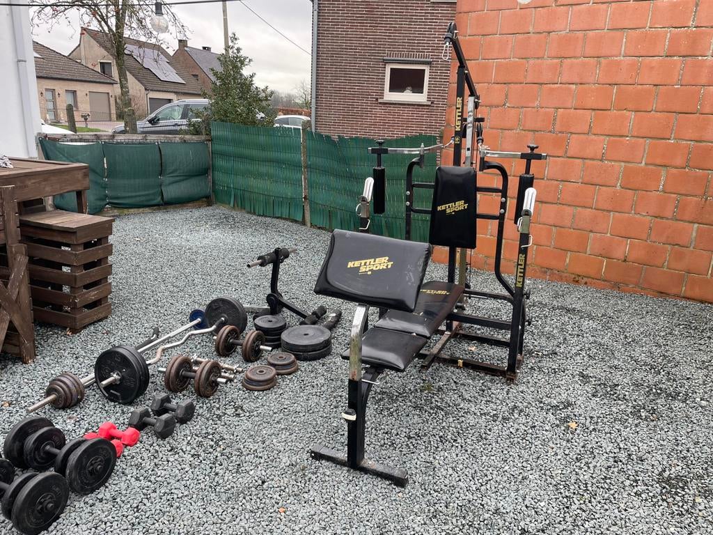 Fitnes toestel met alles er bij, Sport en Fitness, Fitnessmaterialen, Ophalen
