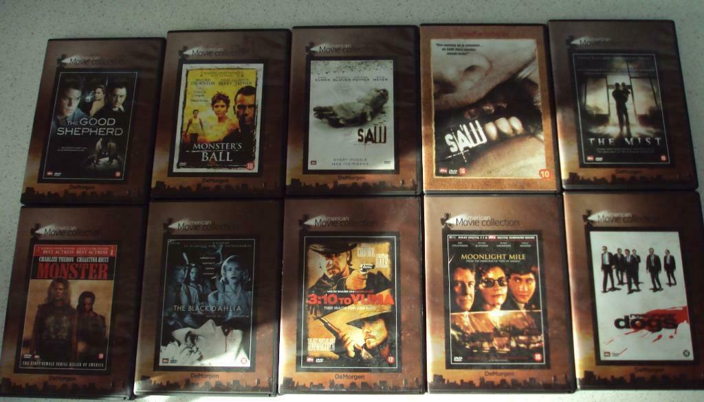 10 DVD's "American Movie Collection" in Prima staat !!, Tous les âges, Enlèvement ou Envoi, Autres genres
