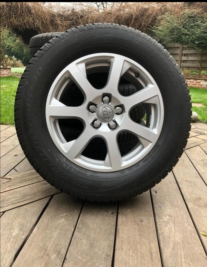 4 jantes 17 pouces originale Audi Q5 (5×112), Enlèvement, Seat