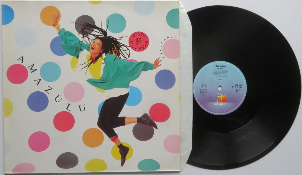 Amazulu - Excitable. Maxi, Enlèvement ou Envoi, Utilisé, 12 pouces