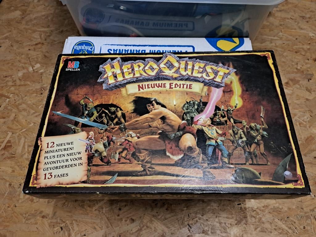 Heroquest Nieuwe editie 1990, Hobby en Vrije tijd, Ophalen of Verzenden, Zo goed als nieuw