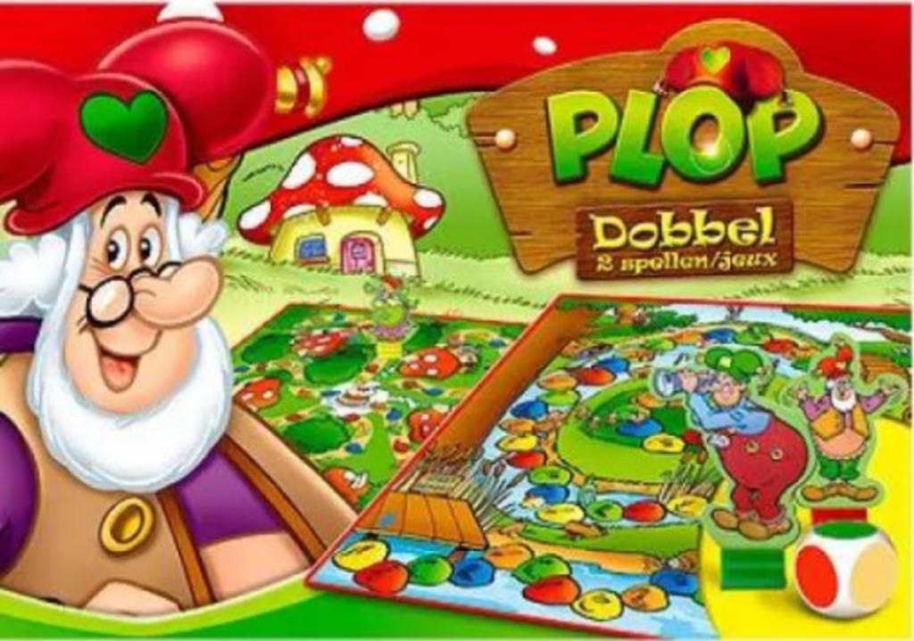 Kabouter Plop dobbel 2 spellen, Hobby en Vrije tijd, Ophalen, Gebruikt, Studio 100