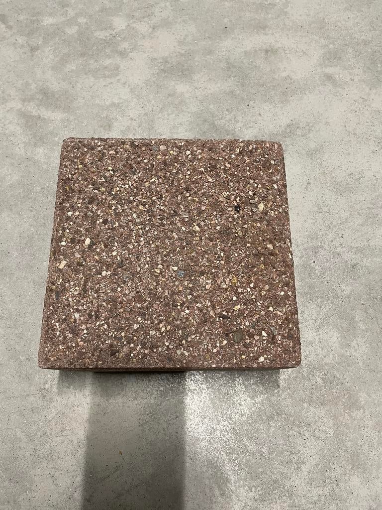 Gezocht betonklinkers rood 20x20x8, Tuin en Terras, Ophalen, Beton, 10 m² of meer, Klinkers