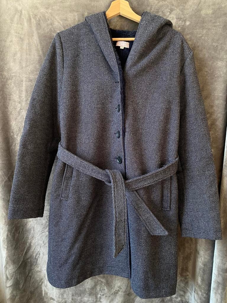 Blauwe winterjas/mantel van Cam’s, Kleding | Dames, Ophalen of Verzenden, Gedragen, Maat 42/44 (L), Blauw