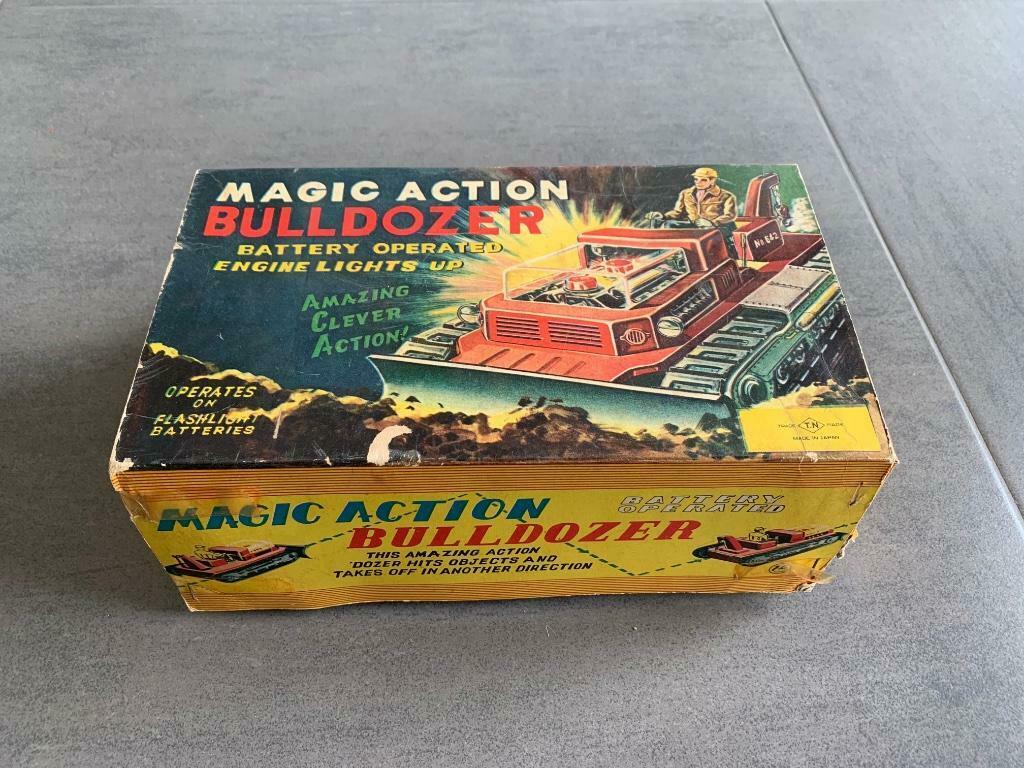 Magic Action Bulldozer - Retro, Collections, Enlèvement, Maison et Meubles