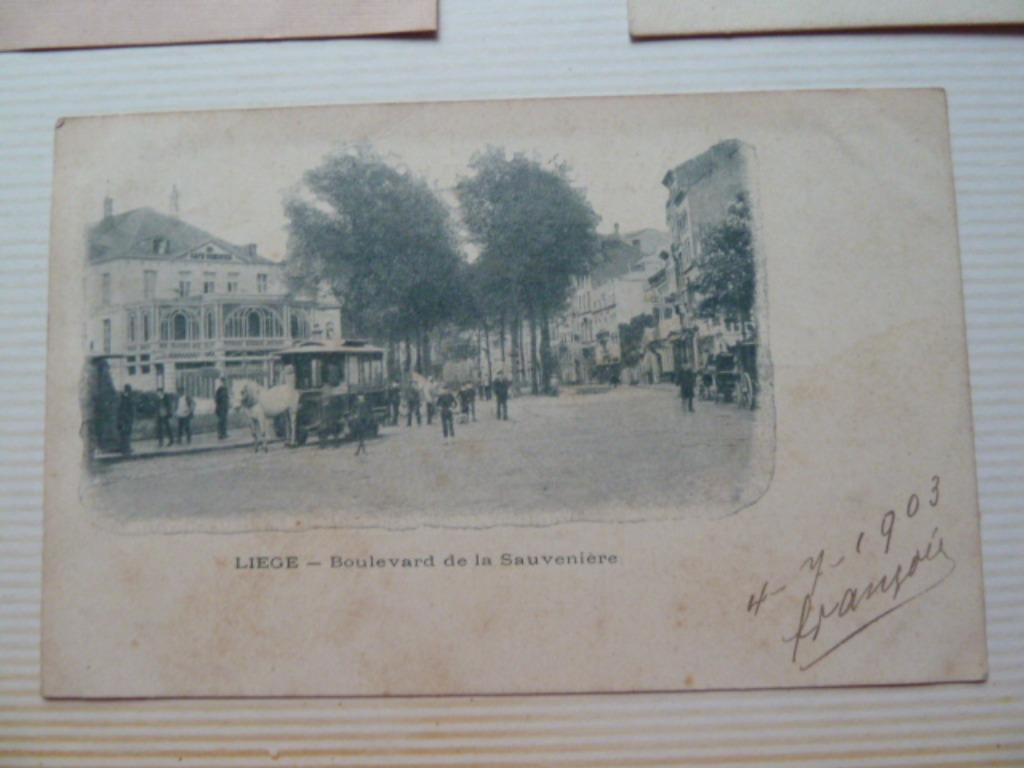 CPA de Liège datant de 1903, Enlèvement ou Envoi, Avant 1920, Affranchie, Liège