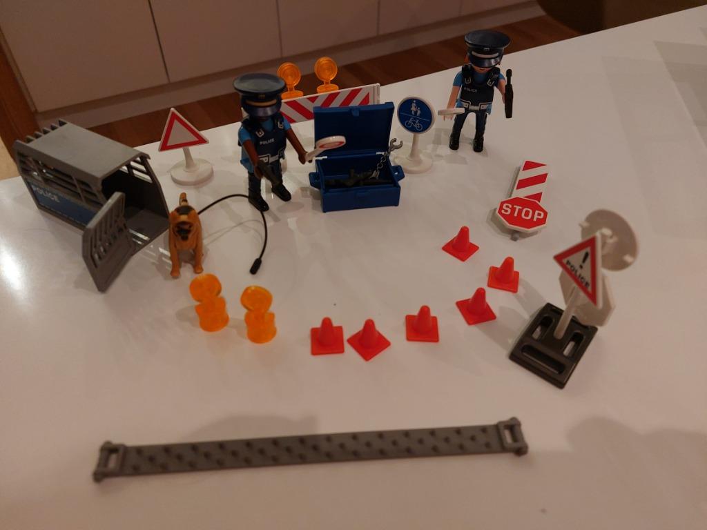 Playmobil - Barrage de police, Enlèvement, Comme neuf