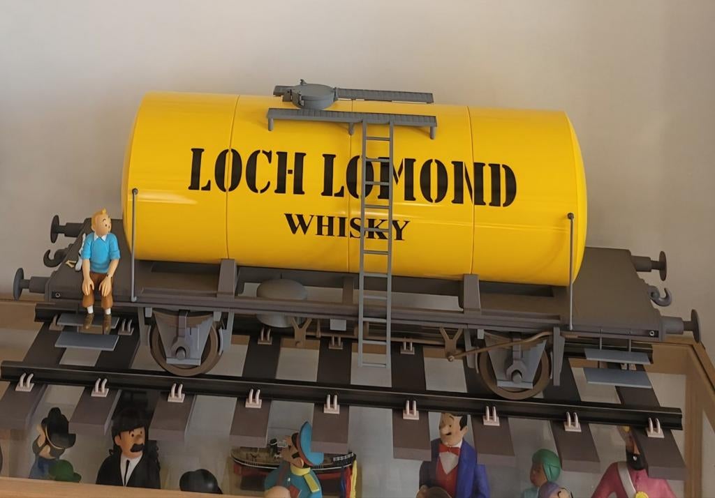 Tintin - train Loch Lomond neuf, Collections, Tintin, Neuf, Statue ou Figurine