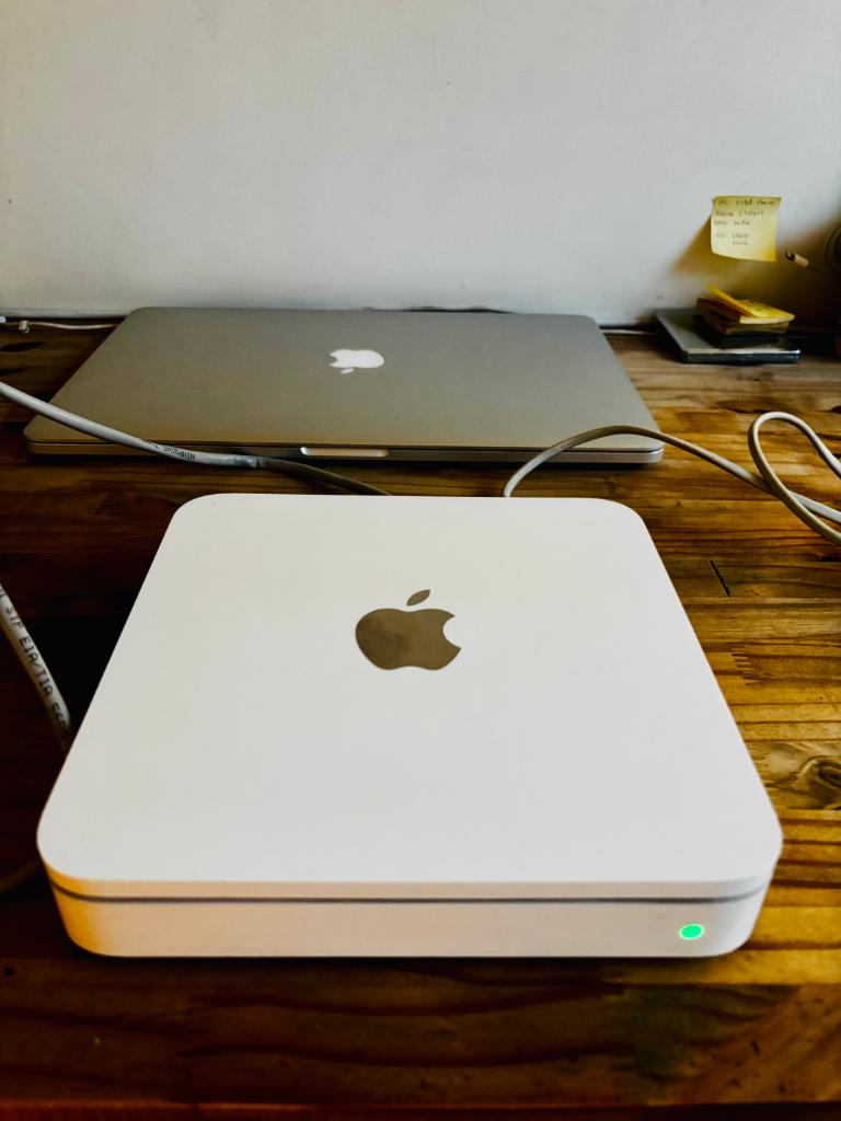 Apple Time Capsule 500GB 2009, Computers en Software, Harde schijven, Gebruikt, Desktop, Extern, HDD, Overige aansluitingen, Ophalen