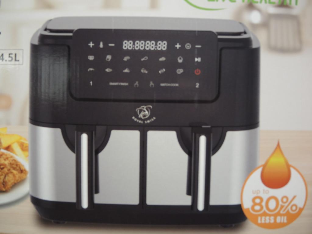 Airfryer 9 liter dubbele zone nieuw!, Electroménager, Neuf, Enlèvement ou Envoi, Qw, @