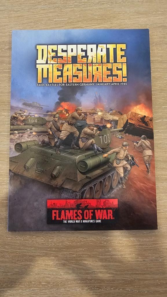 Flames of War Desperate Measures boek wargaming, Hobby en Vrije tijd, Ophalen, Nieuw, Historisch, Boek of Catalogus