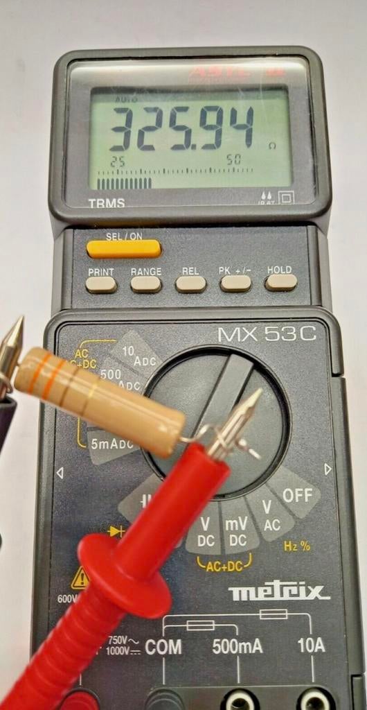 Multimètre Métrix MX 53 C TRMS, Enlèvement ou Envoi, Comme neuf, Multimètre
