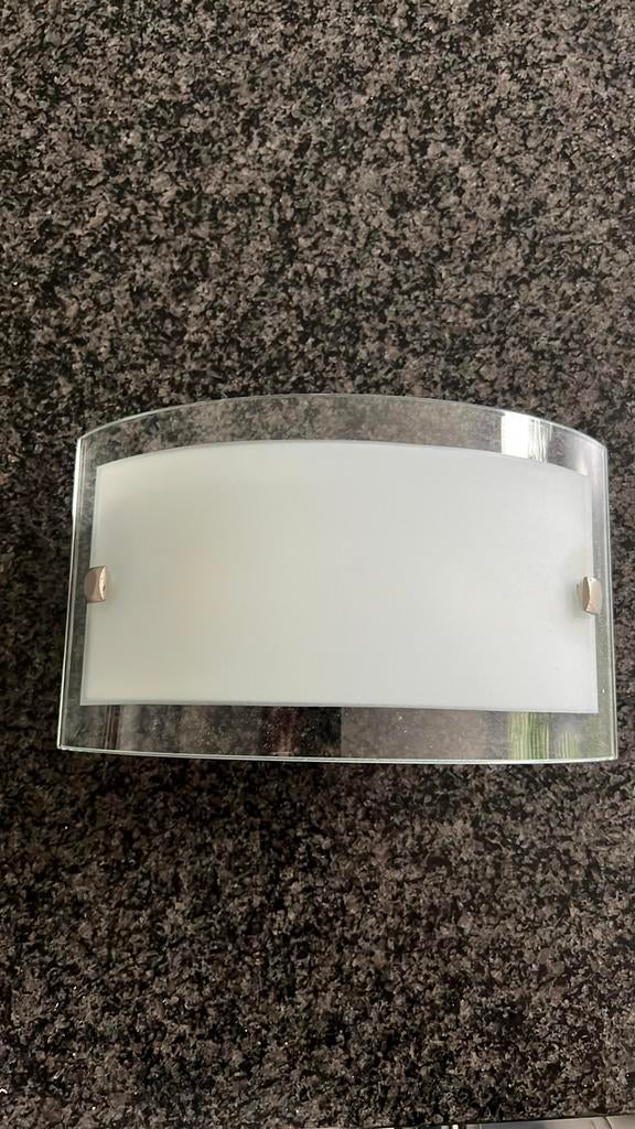 Prachtig wandlampje mat glas, Ophalen, Zo goed als nieuw, Glas