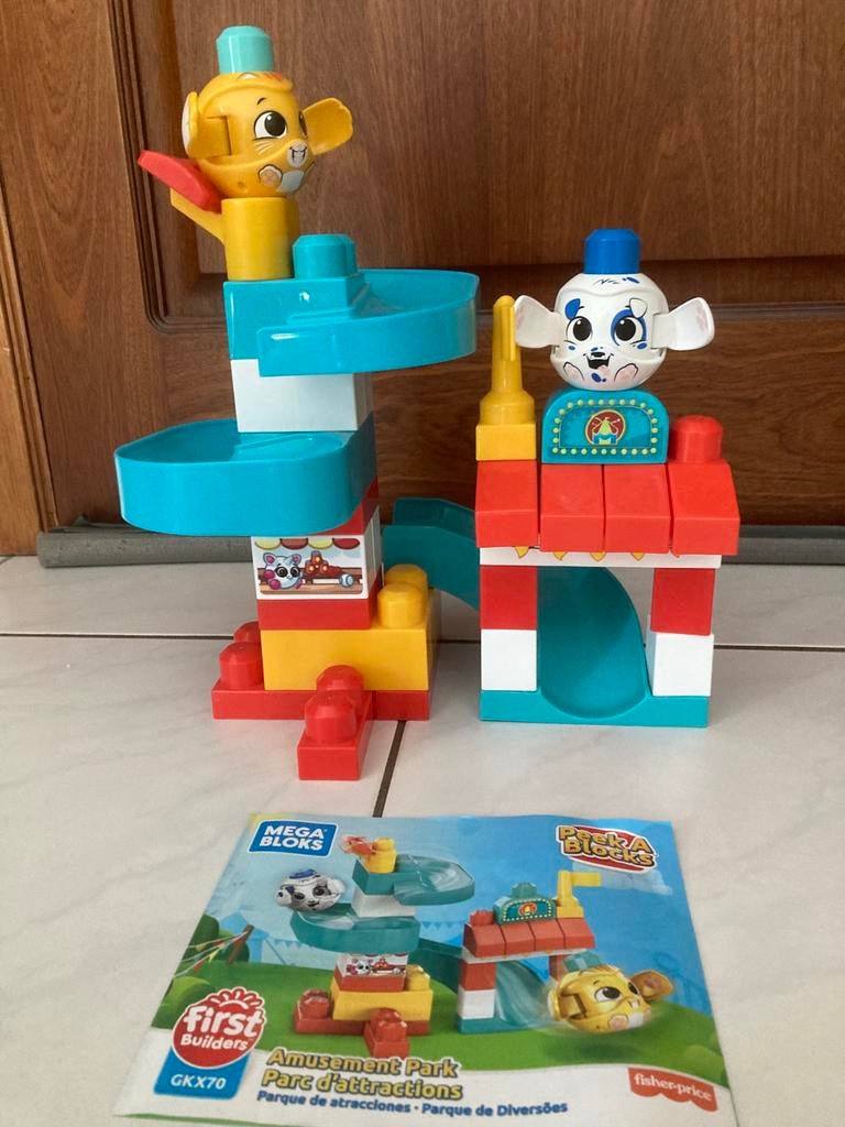 Mega Bloks - Peekablocks - Parc d'attractions (set GKX70), Enlèvement ou Envoi, Utilisé, Megabloks