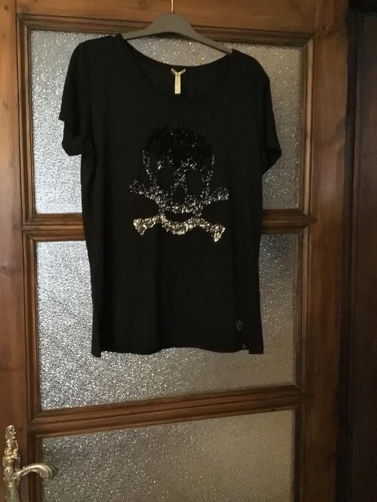 Dames t-shirt Xlarge gothic Key Largo, Ophalen, Zwart