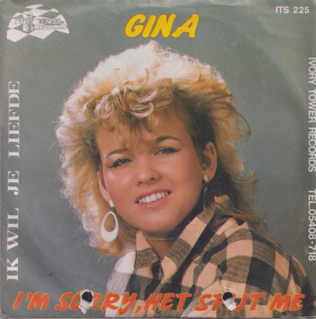 Gina – Ik wil je liefde / I’m sorry, het spijt me - Single, Cd's en Dvd's, Ophalen of Verzenden, Gebruikt, Nederlandstalig