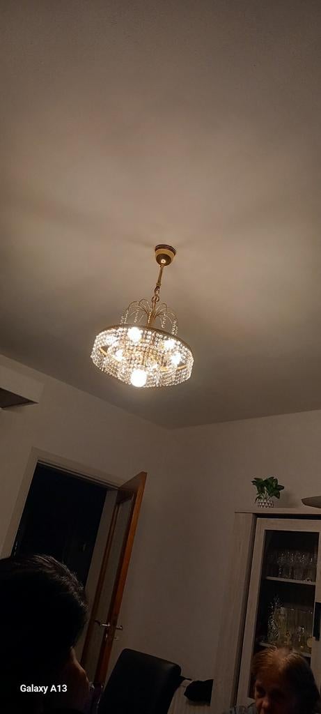 Lustre en cristal, Maison & Meubles, Enlèvement ou Envoi, Comme neuf