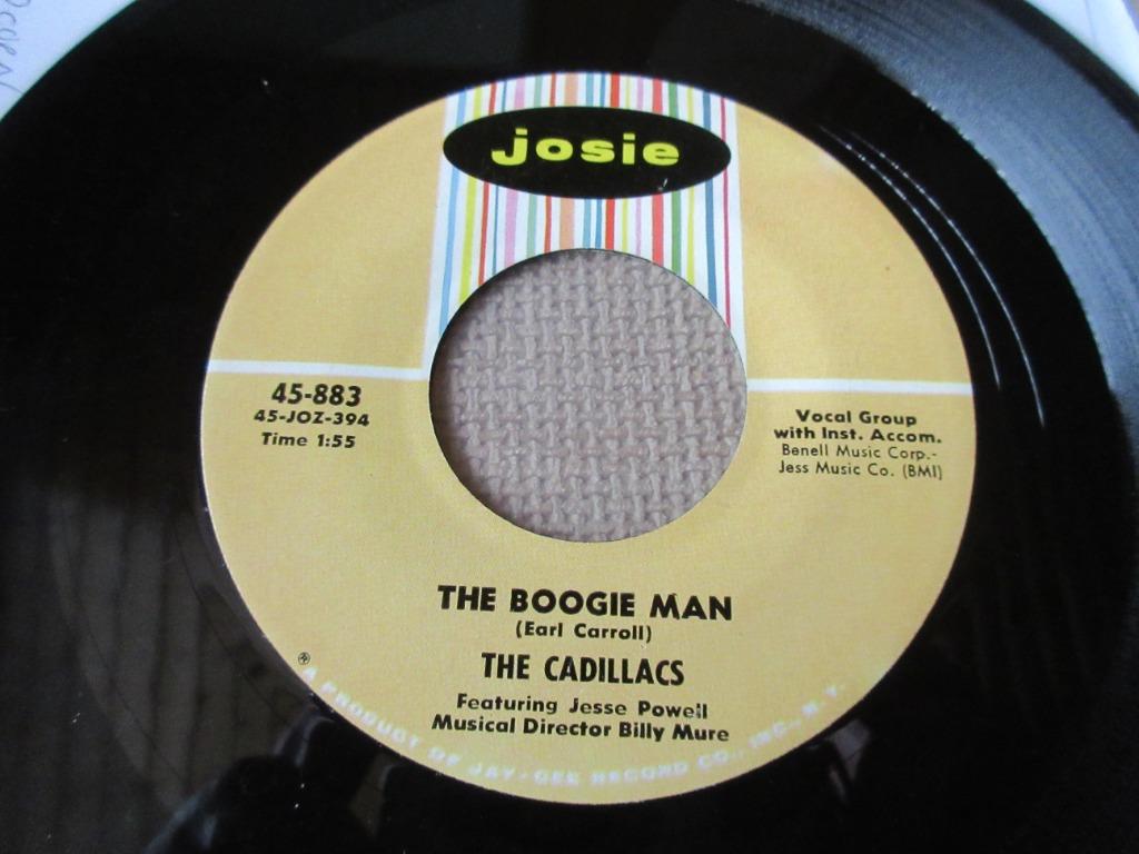 The Cadillacs – The Boogie Man / That's why, 7 inch, Single, Ophalen of Verzenden, Zo goed als nieuw