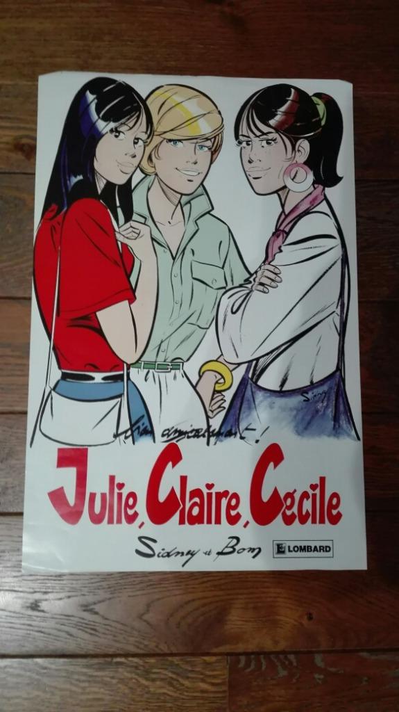 Affiche Julie, Claire et Cécile, Enlèvement, Comme neuf