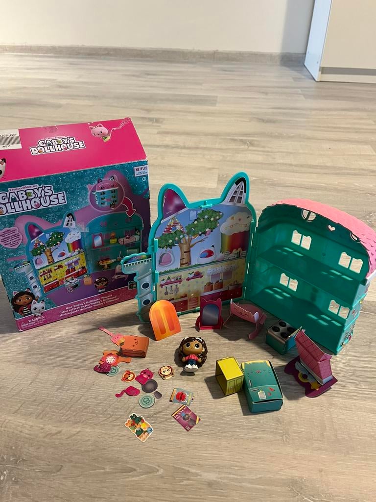 Mini Gaby’s dollhouse playset, Ophalen of Verzenden, Zo goed als nieuw