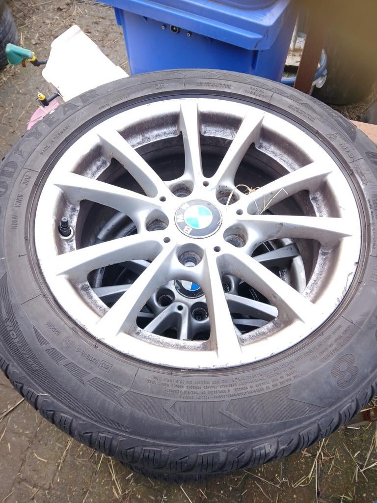 Velgen met band BMW, Auto-onderdelen, Banden en Velgen, Ophalen, Band(en)