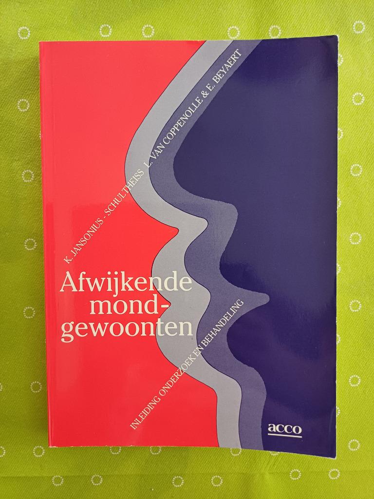 Boek logopedie: Afwijkende mondgewoonten - nieuw, Ophalen of Verzenden, Nieuw