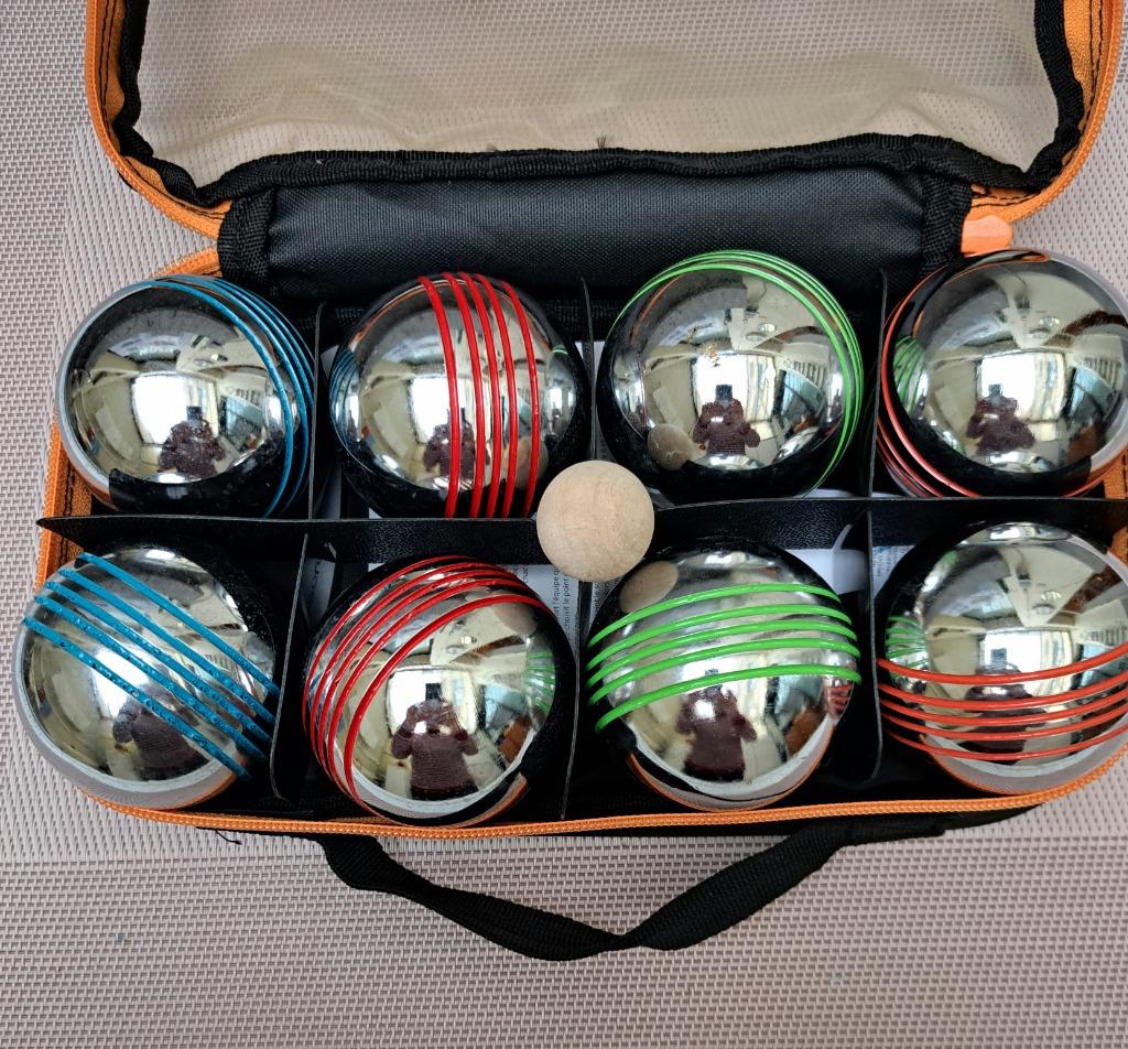 Jeu de 8 boules en acier état neuf, Hobby en Vrije tijd, Ophalen, Nieuw