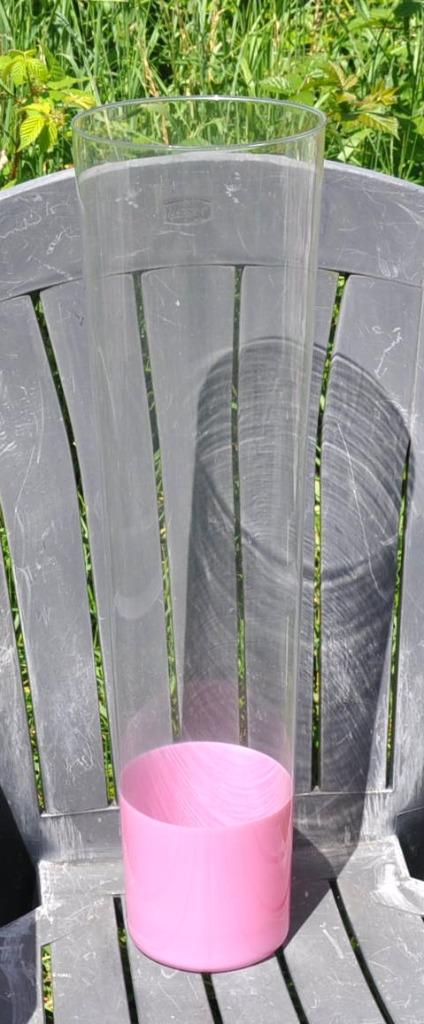tres grand vase de 70 cm en verre, Enlèvement, Comme neuf, Verre