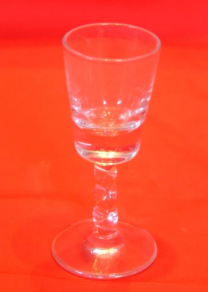 verre a liqueur avec pied torsadé (4), Enlèvement ou Envoi