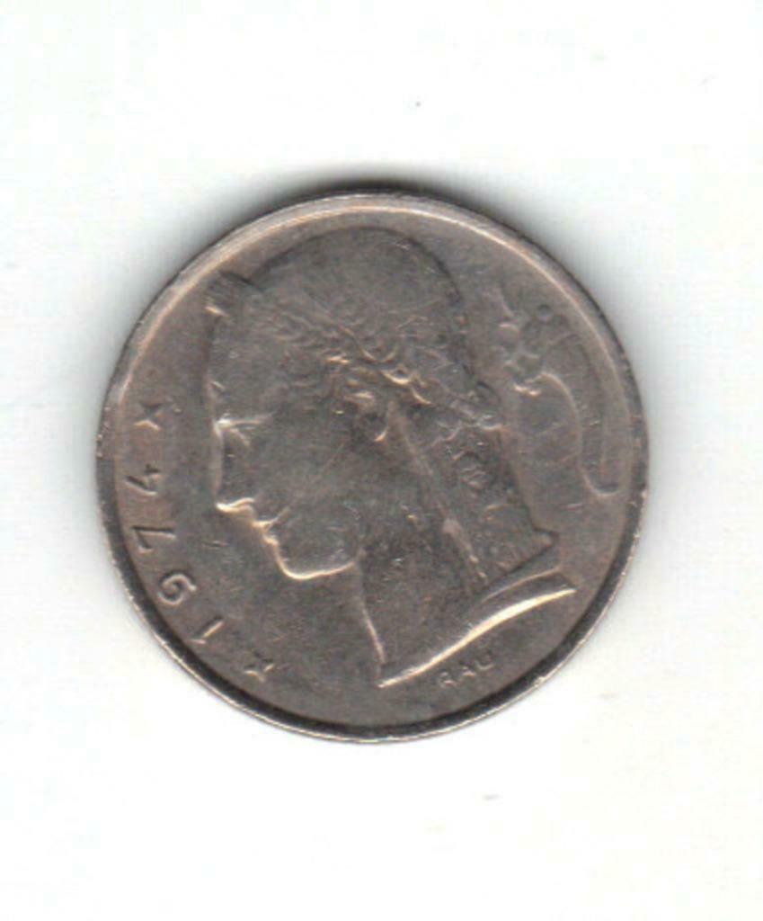 Belgisch muntstuk 5fr 1974 vlaams, Verzenden, België