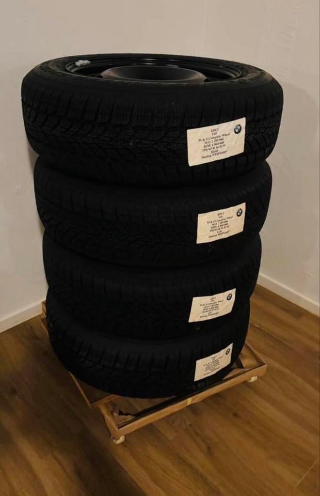 Set winterbanden (4x) Dunlop 195/65 R16 92H, Auto-onderdelen, Banden en Velgen, Ophalen, Velg(en), 16 inch, Nieuw