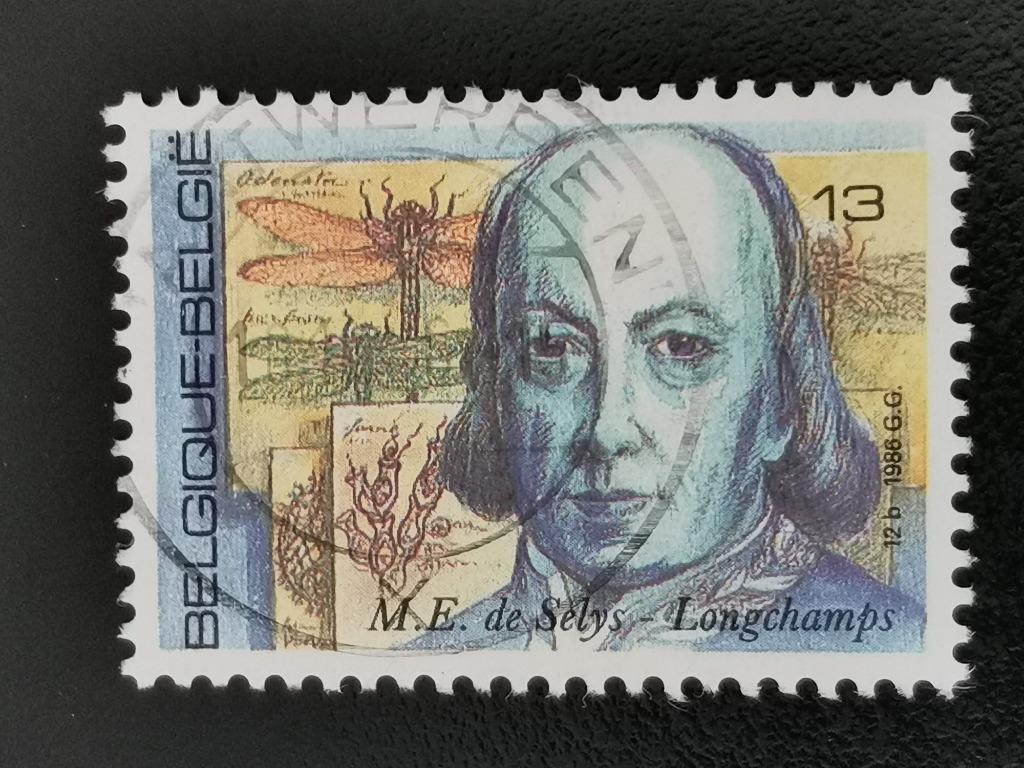 Belgique 1986 - Michel-Edmond de Selys-Longchamps (universit, Enlèvement ou Envoi, Affranchi