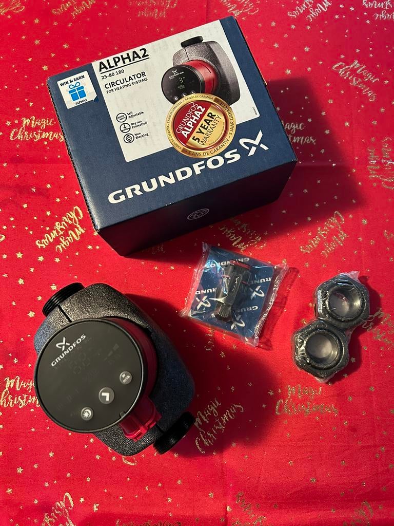 Circulateur Grundfos Alpha 2 25 80 180, Bricolage & Construction, Enlèvement, Neuf