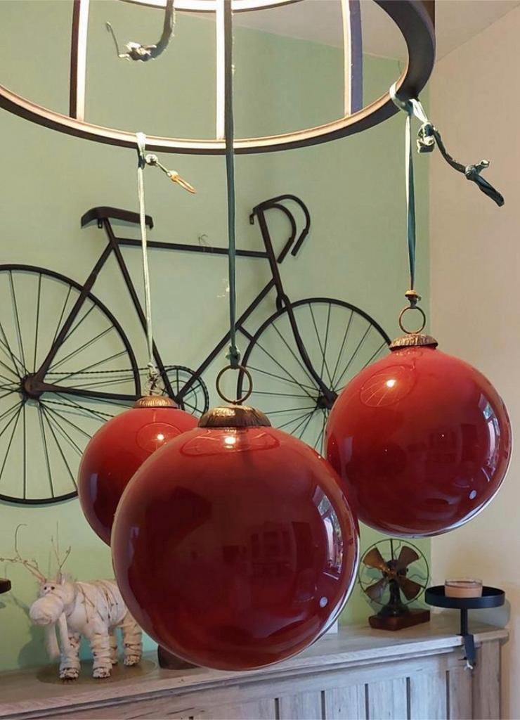 Grote antieke kerstbal, zeer zeldzaam, diameterr van 66 cm, Diversen, Kerst, Ophalen